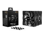 Be Quiet Gehäuselüfter Pure Wings 3 3-Pack 120mm PWM schwarz