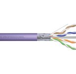 Digitus CAT 6 F-UTP Installationskabel, 250 MHz, AWG 23/1 Dca (LSZH-1), 305 m, Trommel, Simplex, Violett