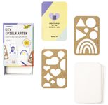 folia Bastelset DIY Spielkarten blanko
