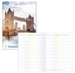 Häfft® Verlag Vokabelheft 3-spaltig Lineatur 53 liniert DIN A5