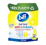 biff Bad Total MIX & CLEAN Konzentrat Badreiniger Zitrone 125,0 ml