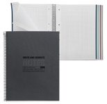 MIQUELRIUS Eco Design Collegeblock DIN A4 kariert schwarz