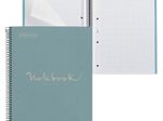 MIQUELRIUS Eco Emotions Collegeblock DIN A4 kariert hellblau