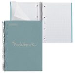 MIQUELRIUS Eco Emotions Collegeblock DIN A4 kariert hellblau
