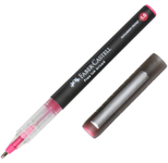 FABER-CASTELL Free Ink Tintenroller grau 1.5 mm Schreibfarbe: Rot