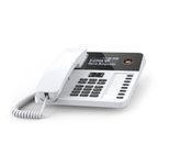 Gigaset DESK 600 Telefon mit Schnur, Weiß