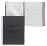MIQUELRIUS Eco Design Collegeblock DIN A5 liniert schwarz