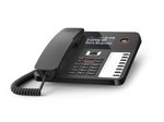 Gigaset DESK 800A Telefon mit Schnur, Schwarz