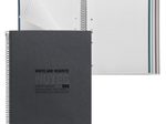 MIQUELRIUS ECO Design Collegeblock DIN A4 liniert schwarz