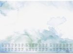 SIGEL Schreibtischunterlage DESIGN 206/2027/2028 blau/grün Papier 59,5 x 41,0 cm, 30 Blatt
