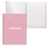 MIQUELRIUS Eco Emotions Collegeblock DIN A4 kariert pink