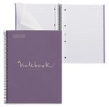 MIQUELRIUS Eco Emotions Collegeblock DIN A4 liniert lila