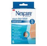 Nexcare® Aqua Clear Maxi Waterproof Pflaster 6 x 8,80 cm, beige