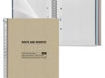 MIQUELRIUS Eco Design Collegeblock DIN A5 kariert beige