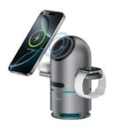 4smarts Qi2 Ladestation ChargeBot Sound inklusive Netzteil und Kabel, spacegrau