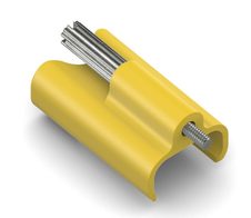 Purelink Tru-Lock-System Clip für PureInstall USB-C Kabel, gelb