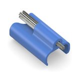 Purelink Tru-Lock-System Clip für PureInstall USB-C Kabel, blau