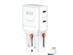 4smarts Weltreiseadapter Nomad Pocket GaN 65W weiß