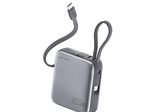 4smarts Powerbank Pocket Dual Cord 10000mAh 22.5W spacegrau