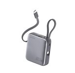 4smarts Powerbank Pocket Dual Cord 10000mAh 22.5W spacegrau