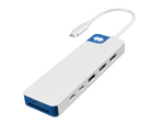 Hyper® HyperDrive Flex 9 Dockingstation Dual 4K HDMI USB-C Hub weiß/blau