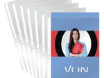 VON LEITZ Prospekthüllen DIN A4 glasklar glatt, 100 St.