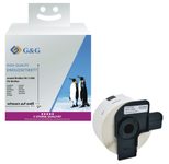 G&G Etikettenrollen ersetzt brother DK-11208, 38,0 x 90,0 mm