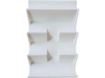 ALLboards magnetischer Stiftehalter für Glasboards 6,5 x 2,0 x 10,5 cm weiß