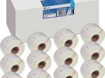 G&G Etikettenrollen für Etikettendrucker ersetzt DYMO 99012/S0722400 weiß, 89,0 x 36,0 mm