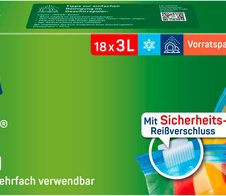 Toppits Gefrierbeutel ZIPPER 3,0 l