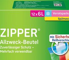 Toppits Gefrierbeutel ZIPPER 6,0 l