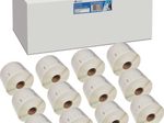 G&G Etikettenrollen für Etikettendrucker ersetzt DYMO 11354/S0722540 weiß, 57,0 x 32,0 mm