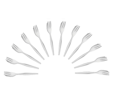 Amefa Kuchengabeln Scandinave silber