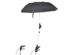 RUSSKA Regenschirm für Rollator schwarz