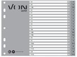 LEITZ Register, Halbformat, A-Z, DIN A4