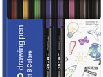 Tombow MONO Fineliner-Set farbsortiert 0,35 mm, 8 St.