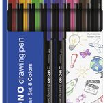 Tombow MONO Fineliner-Set farbsortiert 0,35 mm, 8 St.
