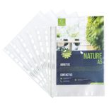 Exacompta Prospekthüllen Forever DIN A5 transparent genarbt 0,06 mm, 50 St.