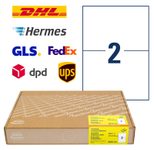 AVERY Zweckform Versandetiketten weiß 21,0 x 14,8 cm, 300 Blatt
