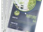 Exacompta Prospekthüllen Forever DIN A4 transparent genarbt 0,09 mm, 50 St.