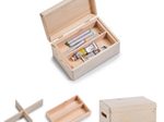 Zeller Aufbewahrungsboxen-Set braun