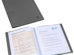 Exacompta Opak Sichtbuch DIN A4, 20 Hüllen schwarz, 1 St.