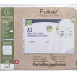 Exacompta Prospekthüllen Forever DIN A3 transparent genarbt 0,09 mm, 10 St.