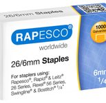 RAPESCO® Heftklammern 26/6, 1.000 St.
