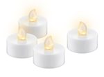 goobay LED-Teelichter, 3,7cm, weiß