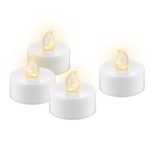 goobay LED-Teelichter, 3,7cm, weiß