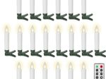 goobay LED Weihnachtsbaumkerzen, weiß