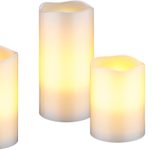 goobay LED-Wachskerzen, weiß