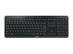 CHERRY Stream Keyboard Ultimate kabellose Tastatur - QWERTZ DE - schwarz