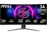 MSI MPG 346CQRFDE X24 Curved Gaming Monitor 86,4 cm (34")